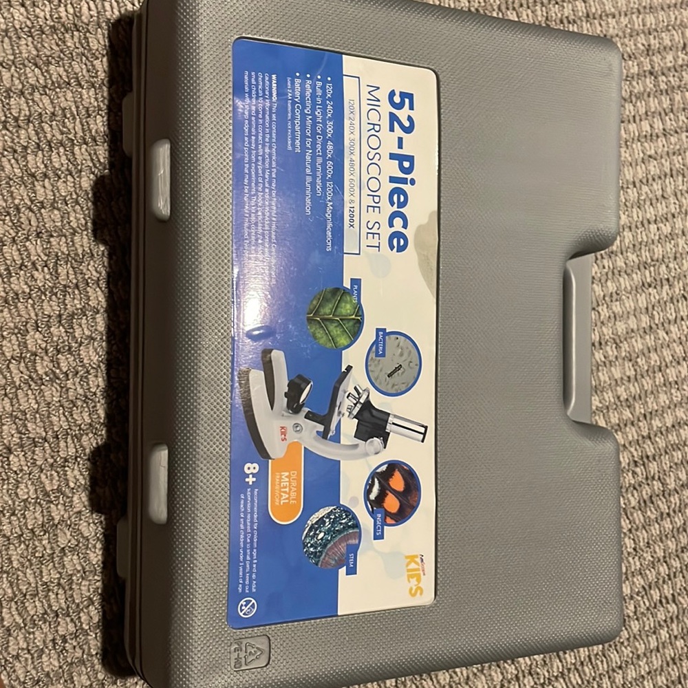 52 piece microscope set 8+ years